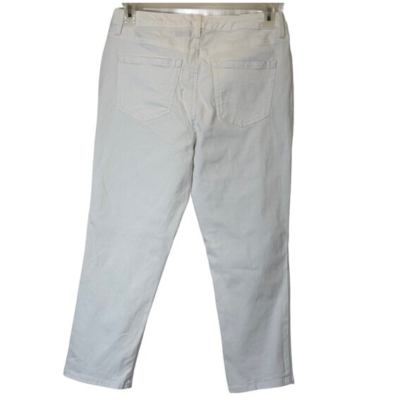 Women's Cream Capris Jeans Size 10 - Picture 2 of 3